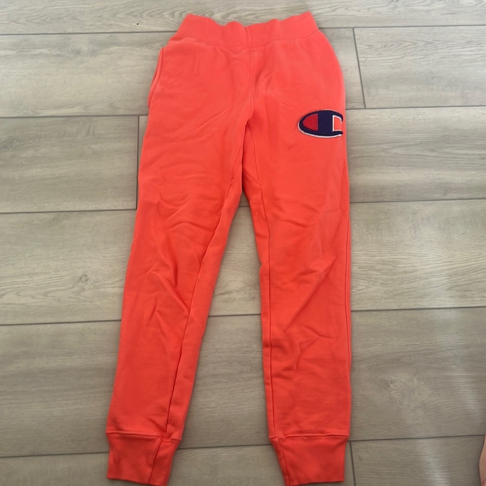 Orange Champion Sweats/Joggers
